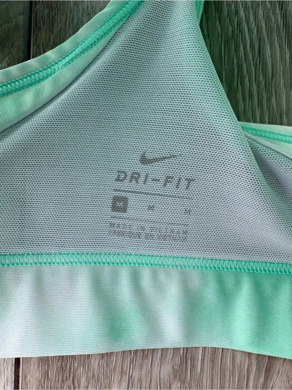 Nike tie dye racerback sports bra